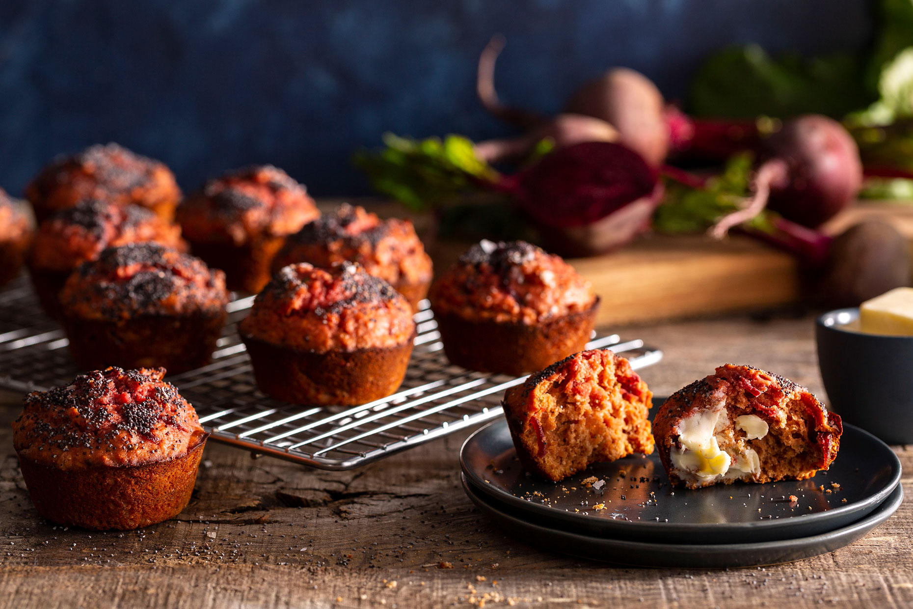 BeetGoatCheeseMuffins
